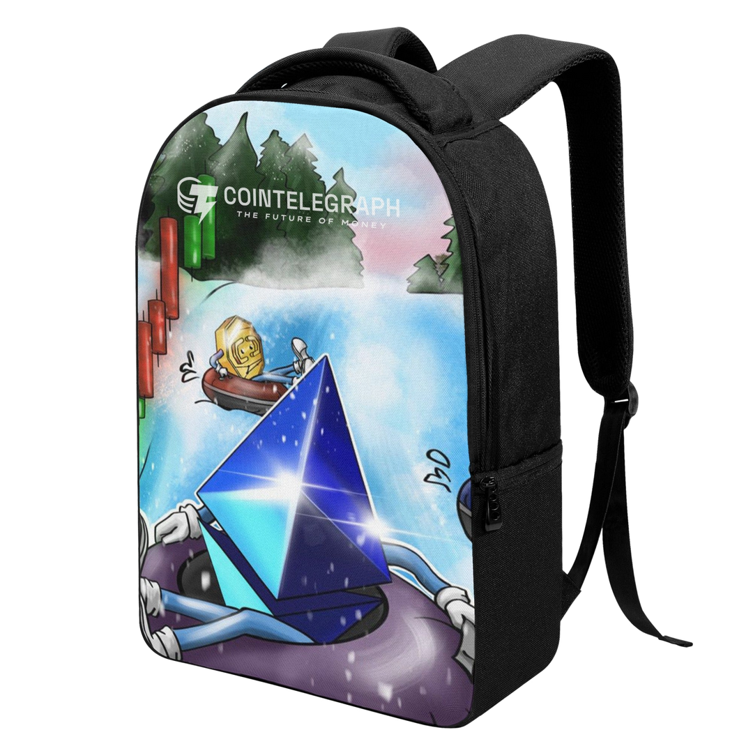 Ethereum Snow Day Laptop Backpack