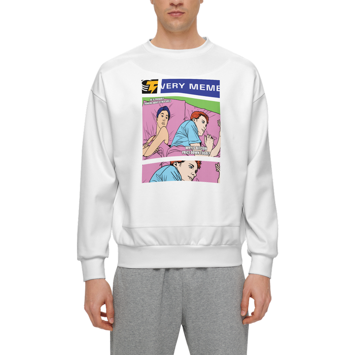 Very Meme Thinking About Bitcoin Sweatshirt